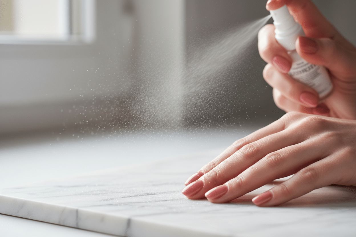 Techniques to speed up nail polish drying